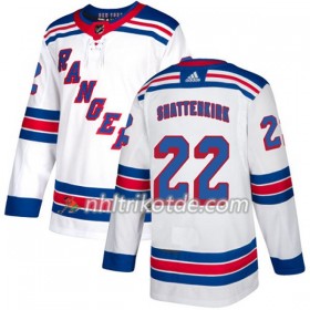 New York Rangers Trikot Kevin Shattenkirk 22 Adidas 2017-2018 Weiß Authentic - Dame